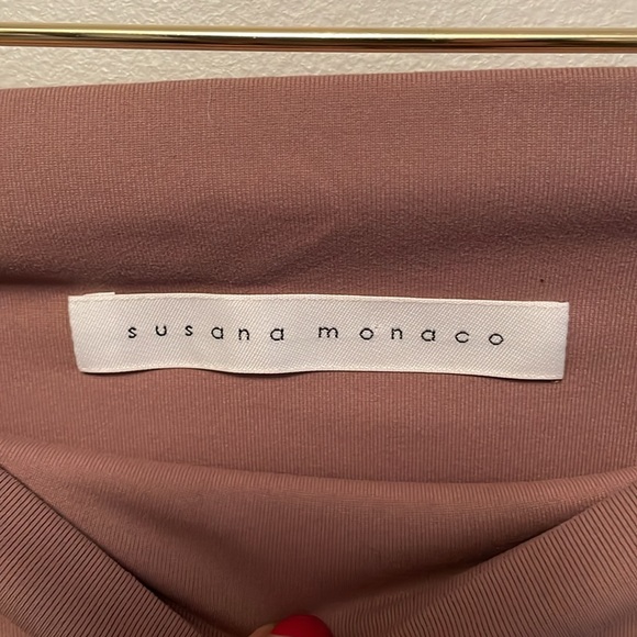 3 for $30 Susana Monaco bandeau top tan colour S/M - Picture 3 of 4